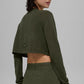 Supernatural Sweater Cardigan — Green Olive