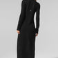 Sheer Cashmere Long Cardigan — Black