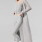 Sheer Cashmere Long Cardigan — Athletic Heather Grey