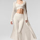 Sheer Cashmere Long Cardigan — Ivory