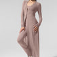 Sheer Cashmere Long Cardigan — Taupe