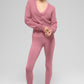 Sheer Cashmere Cropped Cardigan — Pink Wild Rose