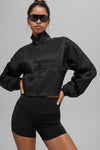 Game Time Full Zip Zip Jacket — Black