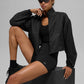 Game Time Full Zip Zip Jacket — Black