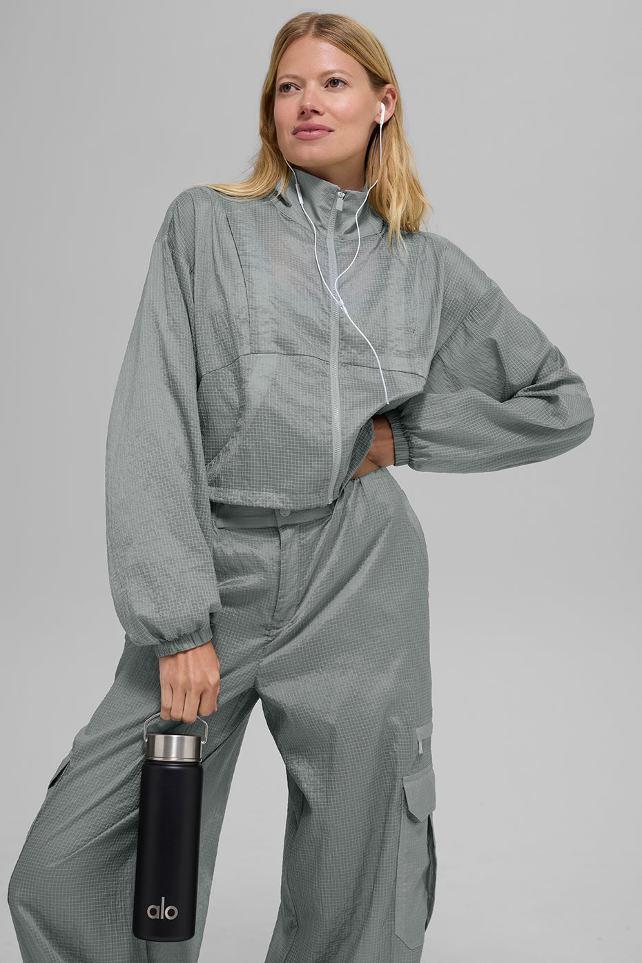 Game Time Full Zip Zip Jacket — Lunar Grey