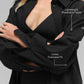 Cotton Real Deal Button Up Long‑Sleeve — Black