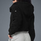 Foxy Sherpa Zip Jacket — Black