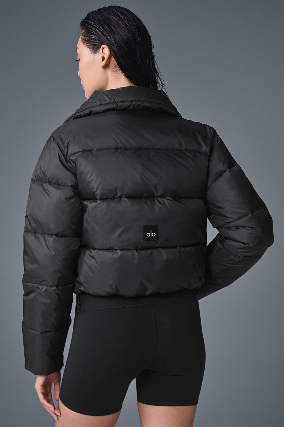 Gold Rush Puffer — Black