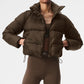 Gold Rush Puffer — Espresso