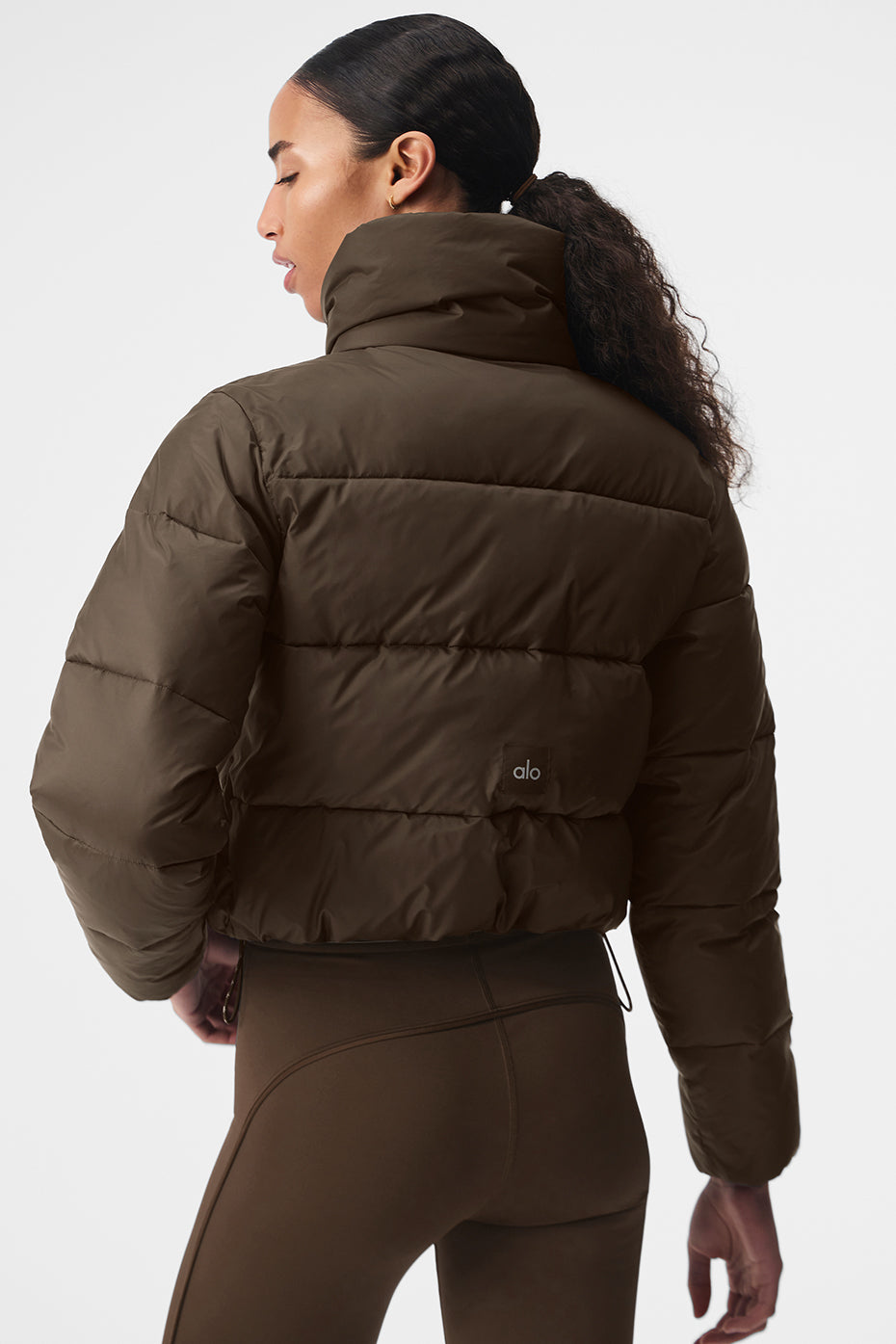 Gold Rush Puffer — Espresso