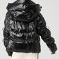 Stunner Puffer Zip Jacket — Black