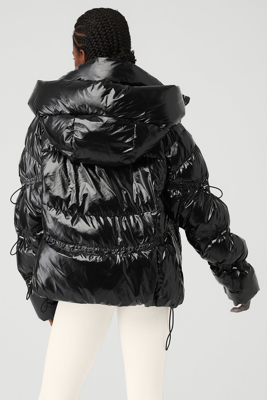 Stunner Puffer Zip Jacket — Black