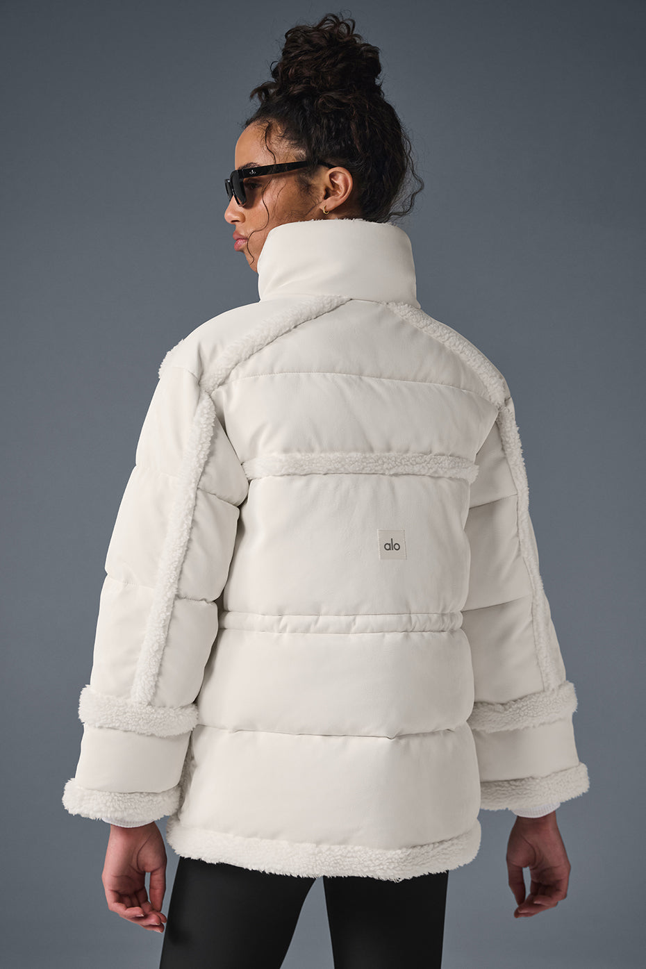 Ice Breaker Puffer Zip Jacket — Ivory