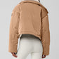 Orion Cropped Puffer — Toasted Almond