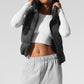 Gold Rush Puffer Vest — Black