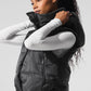 Gold Rush Puffer Vest — Black