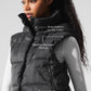 Gold Rush Puffer Vest — Black