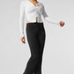 Ribbed Stardust Long‑Sleeve — White