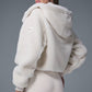 Foxy Sherpa Zip Jacket — Ivory