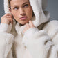 Foxy Sherpa Zip Jacket — Ivory