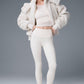 Foxy Sherpa Zip Jacket — Ivory