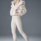 Faux Fur Foxy Zip Jacket — Ivory