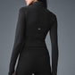 Airbrush Corset Full Zip Zip Jacket — Black