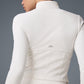 Airbrush Corset Full Zip Zip Jacket — Ivory