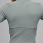 Airbrush Corset Full Zip Zip Jacket — Lunar Grey