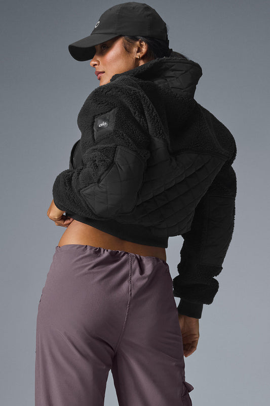 Sherpa Edge Bomber — Black