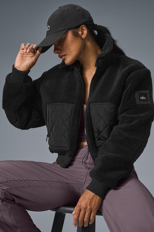Sherpa Edge Bomber — Black