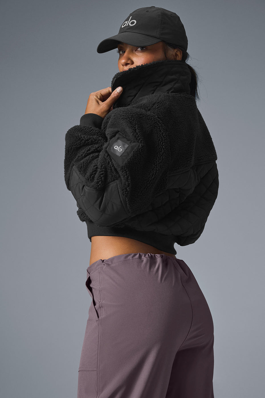 Sherpa Edge Bomber — Black