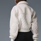 Sherpa Edge Bomber — Ivory