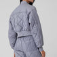 Snowrider Puffer Zip Jacket — Fog