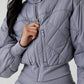 Snowrider Puffer Zip Jacket — Fog