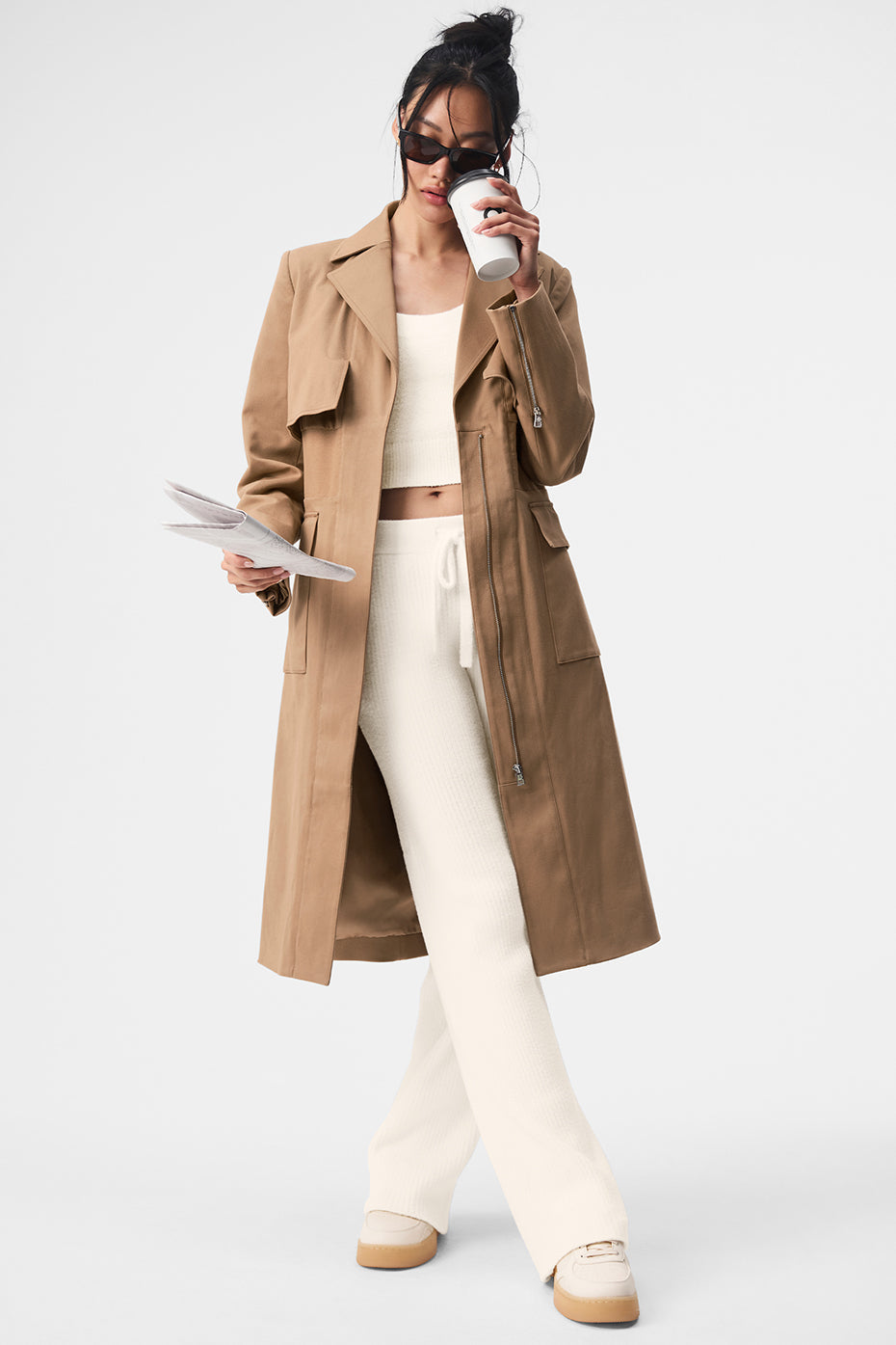 Formation Trench Coat — Toasted Almond