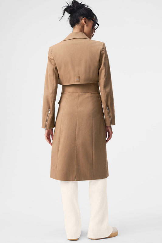Formation Trench Coat — Toasted Almond