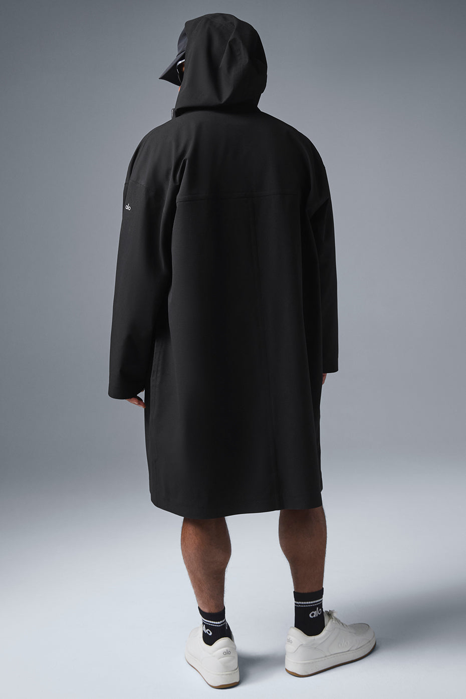 Rain Or Shine Long Coat — Black