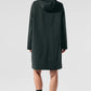 Rain Or Shine Long Coat — Charcoal Green