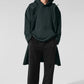 Rain Or Shine Long Coat — Charcoal Green