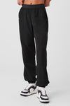 Mixed Media Reinvention Jogger — Black