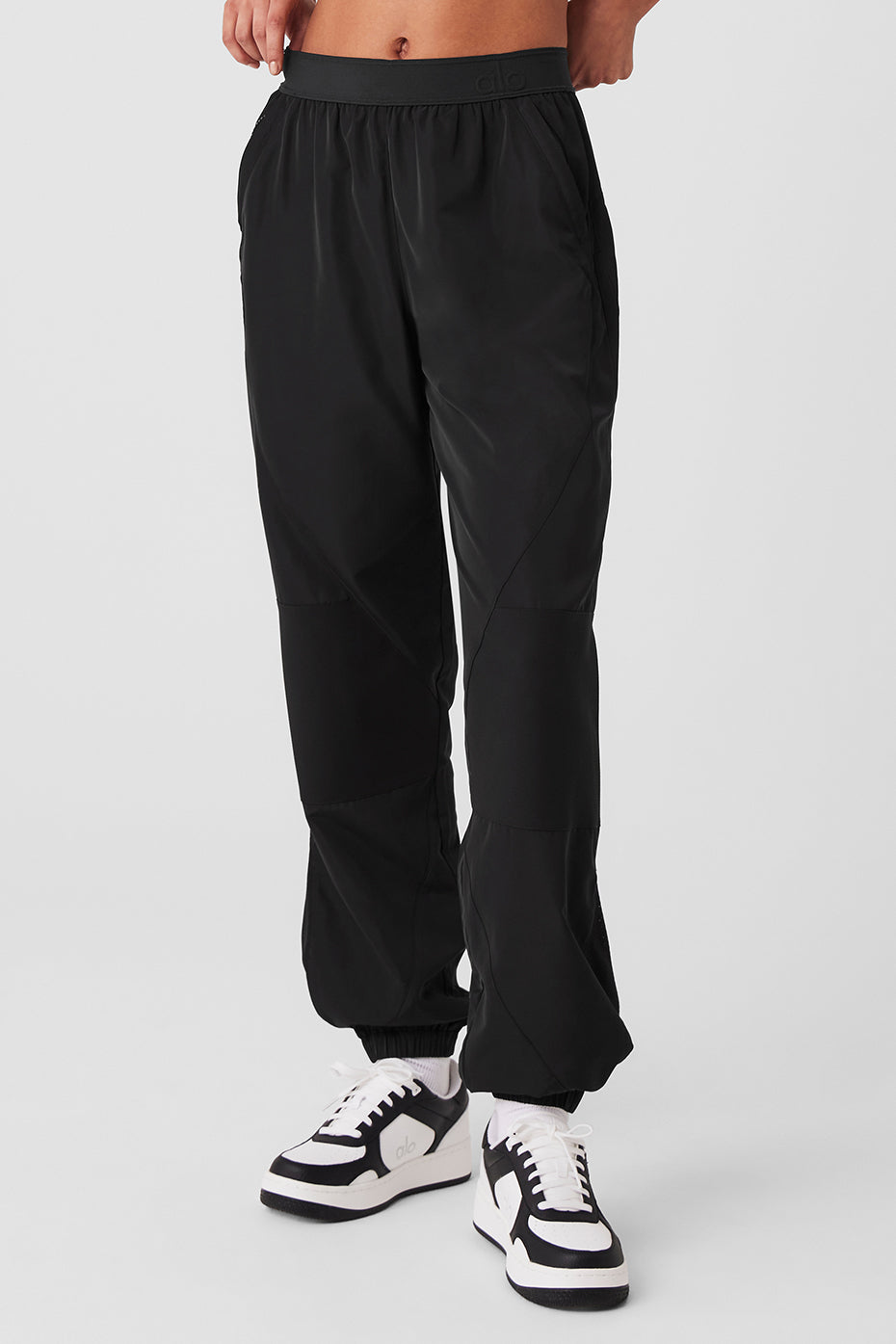 Mixed Media Reinvention Jogger — Black