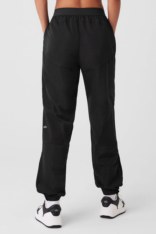 Mixed Media Reinvention Jogger — Black