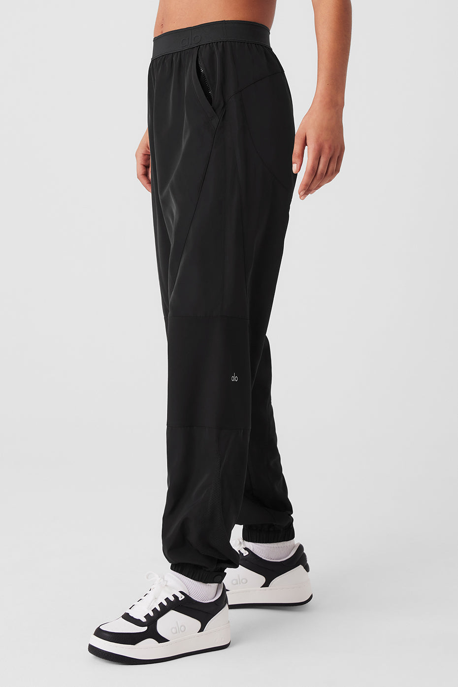 Mixed Media Reinvention Jogger — Black