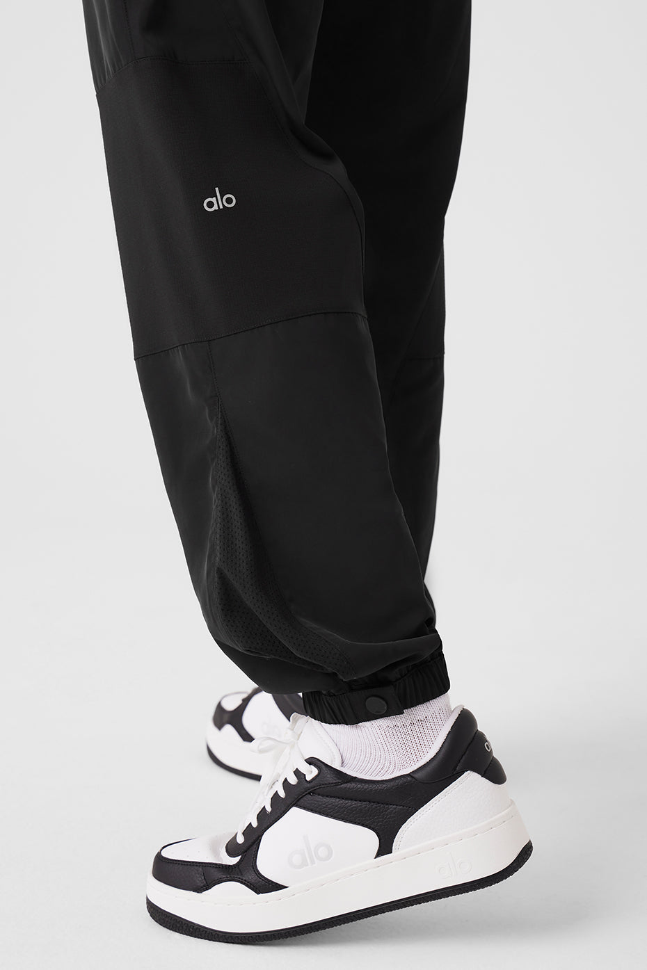 Mixed Media Reinvention Jogger — Black