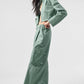 High Rise Night Out Cargo Trouser — Botanical Green