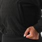 Cropped Doubles Only Full Zip Zip Jacket — Black