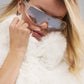 Opulent Faux Fur Cropped Vest — Ivory