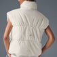 Incline Puffer Vest — Ivory