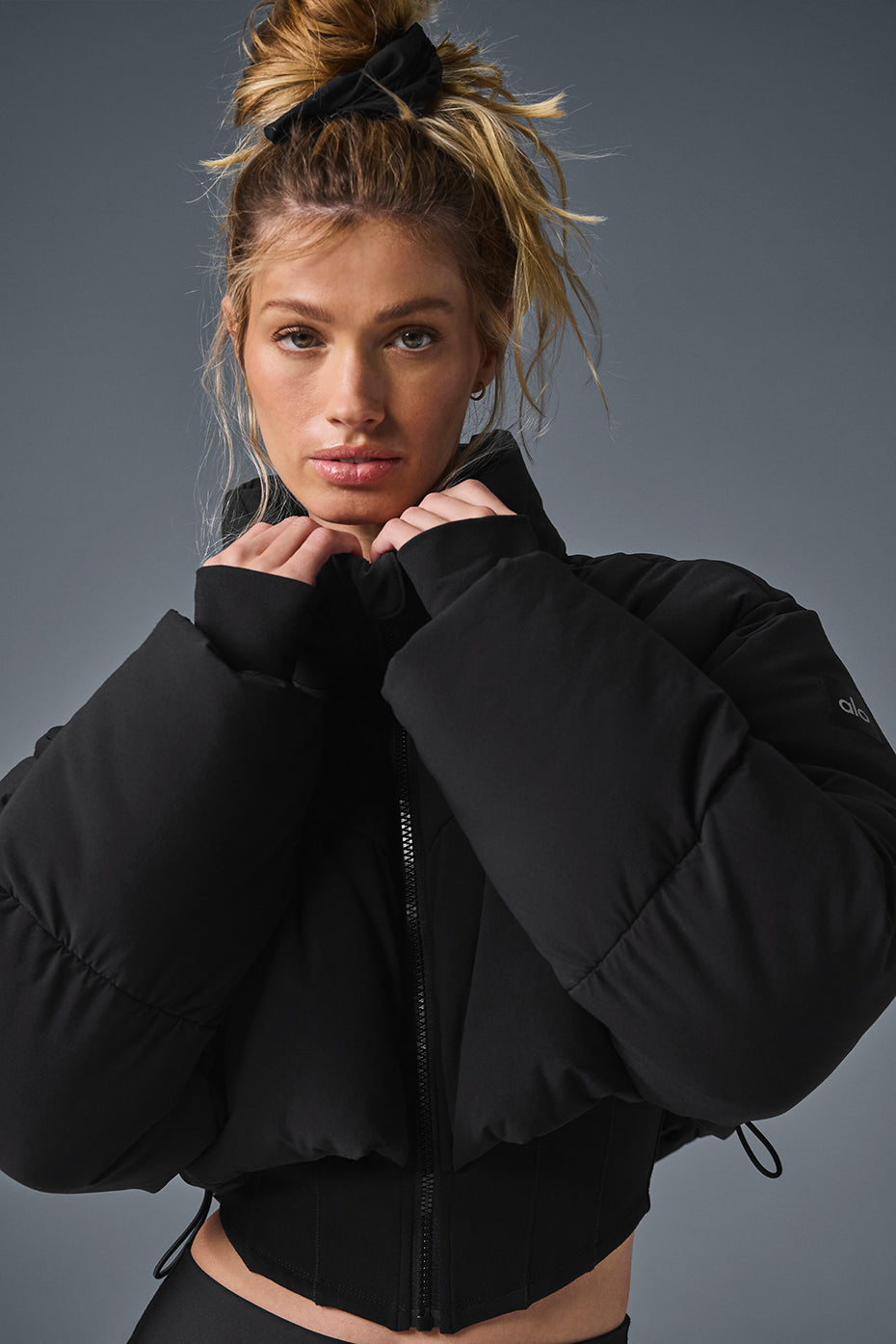 Main Act Corset Puffer — Black